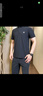 FILA 斐樂(lè )官方男裝針織短袖POLO衫2025夏季新款休閑基礎涼感上衣 傳奇藍-NV M 170/92A/M 曬單實(shí)拍圖