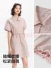 森馬（Semir）連衣裙女翻領燈籠袖休閑風2025夏季防曬收腰短裙戶外109325114027 曬單實拍圖