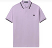 Fred Perry男士POLO衫2025夏季商務(wù)短袖重磅麥穗多彩T恤M3600 W51/紫色 M 曬單實(shí)拍圖