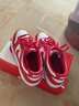 耐克大童平底運動(dòng)鞋春季男女童低幫抓地耐穿板鞋NIKE DUNK FB9109 119白/大學(xué)紅 38.5 曬單實(shí)拍圖