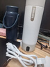 飛利浦 (PHILIPS)燒水杯電熱水杯便攜式燒水壺加熱水杯旅行折疊電熱水壺保溫杯加熱杯養(yǎng)生杯 0.4L 旅行加熱水杯400ml  初雪白 曬單實拍圖