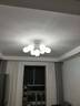 雷士（NVC）奶油風(fēng)法式輕奢吊燈客廳大燈餐廳燈臥室燈燈具燈飾全屋套餐 花蕾 7頭奶油風(fēng)吊燈【另購光源】 曬單實拍圖