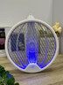 創(chuàng  )惠仁德國電蚊拍充電式滅蚊燈家用強力滅蚊拍多功能折疊三合一滅蚊器 時(shí)尚白 曬單實(shí)拍圖
