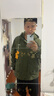 吉普（JEEP）夾克男春秋季沖鋒外套男士休閑寬松工裝衣服男裝 軍綠 2XL  曬單實拍圖