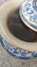 兮元記青花汝窯三才蓋碗茶杯單個(gè)高檔家用國(guó)風(fēng)功夫泡茶碗三件套茶具套裝 繁花米黃汝窯納香蓋碗（180ml） 曬單實(shí)拍圖