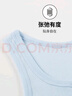 三槍兒童背心純棉3A抑菌男童女童中小童圓領(lǐng)背心 天藍 130 曬單實拍圖