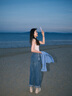 BEYS小丑鞋短靴女2025新款爆款厚底增高雨鞋靴子女款 沙色  40 曬單實拍圖