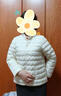 時尚輕薄款棉服女秋冬季棉衣內(nèi)膽立領(lǐng)棉襖外套輕便保暖上衣J1120 白色 3XL （105-120斤） 曬單實(shí)拍圖