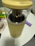 斗禾（DOUHE）養(yǎng)生壺辦公室花茶養(yǎng)生杯煮茶器迷你一人小型電熱杯出差旅行便攜加熱煮水多功能電熱水壺 奶酪黃-標準款 0.5L 曬單實拍圖