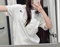 北面羽王2025新款夏季短袖T恤男女同款情侶戶外舒適透氣休閑短袖重磅半袖 白色 XL (175) 140-160斤 曬單實(shí)拍圖