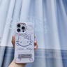 馳佚卡通可愛粉色凱蒂貓適用于iPhone16promax手機(jī)殼新款蘋果16pro全包防摔硅膠彩銀支架磨砂保護(hù)套女 白色【粉kt貓】彩銀imd+金屬支架J0327 iPhone 15 Pro 曬單實(shí)拍圖