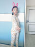 俞兆林兒童保暖內(nèi)衣套裝男女童棉睡衣打底秋衣秋褲套裝 小鹿 140 曬單實(shí)拍圖