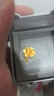 周大福 牡丹花實(shí)心黃金吊墜女送媽媽(工費(fèi)180)約4.1g EOF789 曬單實(shí)拍圖