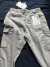 杰克·瓊斯（JACK&JONES）男裝夏工裝風(fēng)口袋潮百搭舒適高彈九分褲束腳牛仔褲男褲224232010 E39 淺牛仔藍(lán) 常規(guī) L （180)RW 曬單實(shí)拍圖