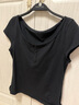 lululemon丨Cap-Sleeve 女士蓋肩袖亨利領(lǐng) T 恤 LW3IGFS 黑色 M 曬單實(shí)拍圖