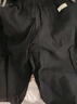 胖鴿胖子大碼休閑褲子男款春秋褲寬松棉麻布復(fù)古闊腿褲束腳蘿卜九分褲 黑色 3XL 建議150-170斤可穿 曬單實(shí)拍圖