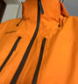 探路者沖鋒衣三合一戶外男女士防風(fēng)防水登山服抓絨外套 曠野橘 XL 曬單實(shí)拍圖