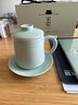 金鑲玉仿宋汝窯茶杯 家用陶瓷喝泡茶辦公杯馬克杯子水杯功夫茶具 丹青 曬單實拍圖