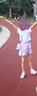 班尼路童裝女童裙褲兒童運動半身裙夏季女孩涼感速干褲網(wǎng)球訓練服夏裝 紫BNL抱心兔粉硅膠印XS 140 【推薦體重56-68斤】 曬單實拍圖