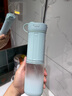 ±0日本正負零電動(dòng)沖牙器家用便攜式 清潔口腔正畸美白洗牙器水牙線(xiàn)潔牙器牙套清洗男女朋友禮物生日 天藍色 2支噴頭 便攜式?jīng)_牙器【4種模式】 曬單實(shí)拍圖