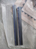 溥畔f型玻璃卡槽鋁合金T型隔斷浴室隔斷衛(wèi)生間預(yù)埋件防爆 雙T形黑色（適用12mm厚玻璃） 2米（特厚款2.5mm厚） 曬單實(shí)拍圖