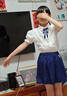 迪士尼女童襯衫短袖夏裝2024新款兒童白襯衣純棉洋氣女孩打底衫寶寶上衣 白色短袖襯衫-2123 尺碼偏小一碼 140 cm 建議130-140cm 曬單實(shí)拍圖