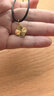 CRD克徠帝黃金吊墜幸運(yùn)四葉草閃耀碎碎冰足金掛墜不含鏈送七夕禮物 1.9g 曬單實(shí)拍圖