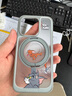 ANKER【貓和老鼠正版聯(lián)名】安克支架殼 適用iPhone15 Pro手機蘋果保護套磁吸支點充電外殼防摔手機殼 灰 曬單實拍圖