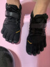 Vibram五指鞋女赤足鞋深蹲硬拉跳繩室內(nèi)健身鞋綜合運(yùn)動(dòng)訓(xùn)練跑步鞋五趾鞋 黑色（建議拍大一碼） 37 曬單實(shí)拍圖