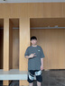 美羅邦 MELOBAN運動短褲男士夏季薄款休閑五分中褲中國風個性拼接直筒沙灘中褲潮 黑色 2XL 參考140-155斤左右 曬單實拍圖