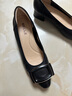 百麗氣質(zhì)時(shí)尚平跟鞋女百搭淑女單鞋A6Z1DAQ4 黑色 37 曬單實(shí)拍圖