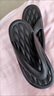 蓓沐格人字拖新款男潮夏季外穿高級感厚底防滑戶(hù)外沙灘夾腳情侶涼拖鞋女 黑色 42 -43碼 曬單實(shí)拍圖