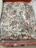 Aosijie高端品牌 真絲連衣裙女夏季新款氣質(zhì)優(yōu)雅收腰顯瘦印花碎花襯衫裙 粉色 XL 曬單實拍圖