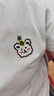佐丹奴短袖T恤女夏季純棉可愛動物頭像刺繡圓領上衣13325324 曬單實拍圖