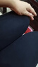 靚莎綺打底褲外穿女緊身褲女加絨褲春秋款褲子顯瘦鉛筆褲小腳褲女小黑褲 一粒扣不加絨款 3XL （135-155斤） 曬單實拍圖