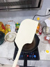 杰凱諾加大硅膠刮刀烘焙工具刮刀蛋糕淡奶油黃油刮刀油刷輔食 奶白色 曬單實(shí)拍圖