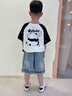 G.DUCKKIDS男童夏裝牛仔短褲2024新款韓版兒童褲子痞帥男孩夏季薄款大童中褲 牛仔藍(lán) 150 曬單實拍圖