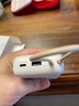 小米（MI）【3C認(rèn)證】小米自帶線充電寶20000 33W 淺咖色 適用小米/紅米/redmi/蘋果/安卓/手機(jī)可上飛機(jī)/火車 曬單實拍圖