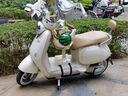 雅迪（yadea）電動(dòng)車摩登光芒兒童座椅前置通配型寶寶椅安全避震電瓶車兒童座椅包圍款-米白色 曬單實(shí)拍圖