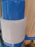 京厽手壓式抽水器凈水桶手動(dòng)壓水器飲水機家用桶裝水礦泉水取水器吸 升加厚大號藍白款帶止水閥 高壓A 曬單實(shí)拍圖
