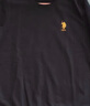 U.S. POLO ASSN.衛(wèi)衣男春秋季新款圓領(lǐng)運(yùn)動(dòng)休閑服外套保羅男士t恤上衣服黑L 曬單實(shí)拍圖