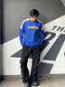 NBA官方球場生活系列男女同款長袖T恤(湖人/勇士） 藏青(金州勇士) XL 曬單實拍圖