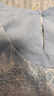 熙世界sllsky設(shè)計(jì)感假兩件無袖背心夏季法式度假刺繡圓領(lǐng)襯衫坎肩上衣 藍(lán)色 2XL 曬單實(shí)拍圖