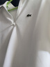 LACOSTE法國(guó)鱷魚女裝25春夏新款時(shí)尚簡(jiǎn)約半拉鏈Polo衫|PF7194 70V/米白色 M 38 曬單實(shí)拍圖