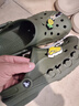 卡駱馳crocs洞洞鞋貝雅男鞋女鞋輕便耐磨一腳蹬拖鞋休閑鞋|10126 卵石色-2V3 36 /37(220mm) 曬單實拍圖