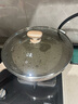 九陽(yáng)（Joyoung）炒鍋炒菜不粘鍋平底鍋鈦鍋煎鍋電磁爐燃?xì)馔ㄓ?氟有鈦瓷鎏金32cm 曬單實(shí)拍圖