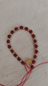 蒂蔻（Tico）足金古法金珠黃金腳鏈女3D金路路通轉(zhuǎn)運珠翡翠平安扣腳飾生日禮物 曬單實拍圖