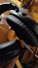 適用SENNHEISER森海塞爾HD201 HD201S耳機套耳罩HD206耳機海綿套HD180耳套 黑色蛋白皮耳機套一對+頭梁一條 曬單實拍圖