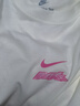 耐克(NIKE)春夏女短袖T恤 運(yùn)動(dòng)休閑 OVERSIZE寬松 HM4625-133 白L 曬單實(shí)拍圖