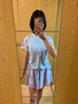 LNGA LANDGRE兒童泳衣女童中大童分體游泳衣2025新款女孩初中生專業(yè)訓(xùn)練泳裝 碧落藍(lán)【速干透氣/親膚抗氯】 2XL 【帶胸墊-建議身高160-170cm】 曬單實(shí)拍圖